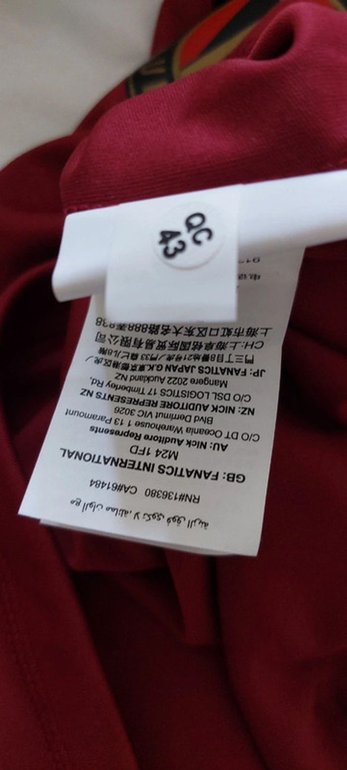Maillot à capuche bordeaux
MLS taille L - photo numéro 14