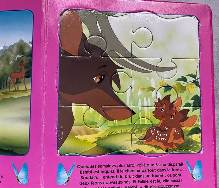 Livre puzzle Bambi - photo numéro 8
