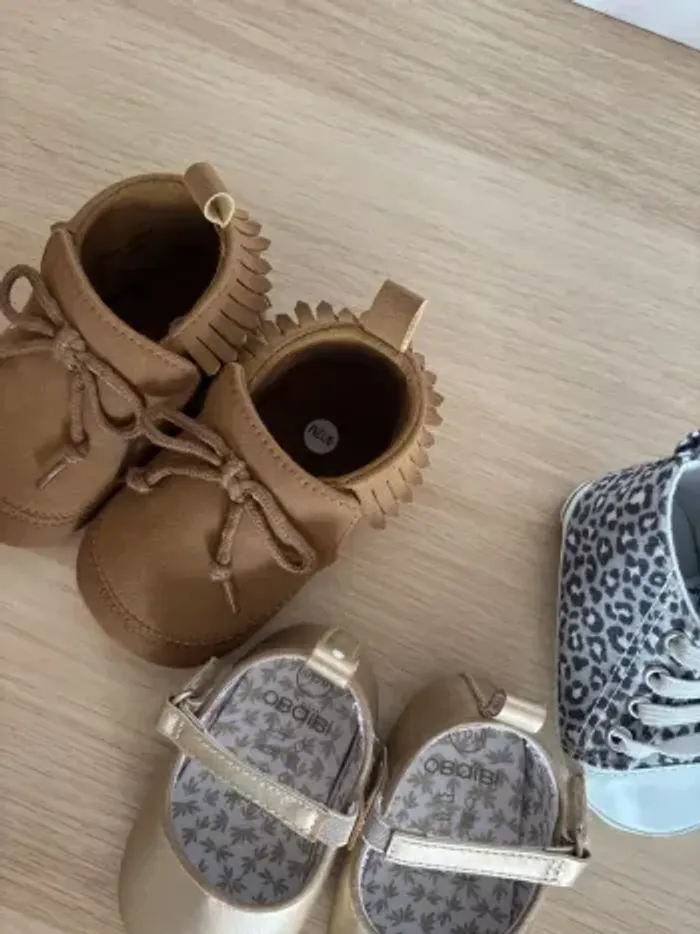 Lot 3 paires Chaussures bébé - photo numéro 5