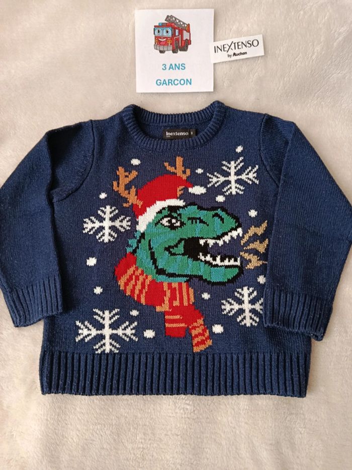 Pull de Noël 3 ans in extenso