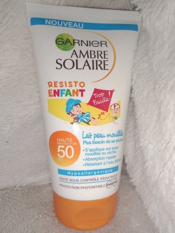 Garnier Ambre solaire resisto enfant 50 FPS neuf