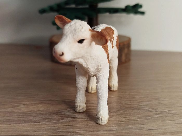Schleich figurine veau bovidé Animal de la ferme