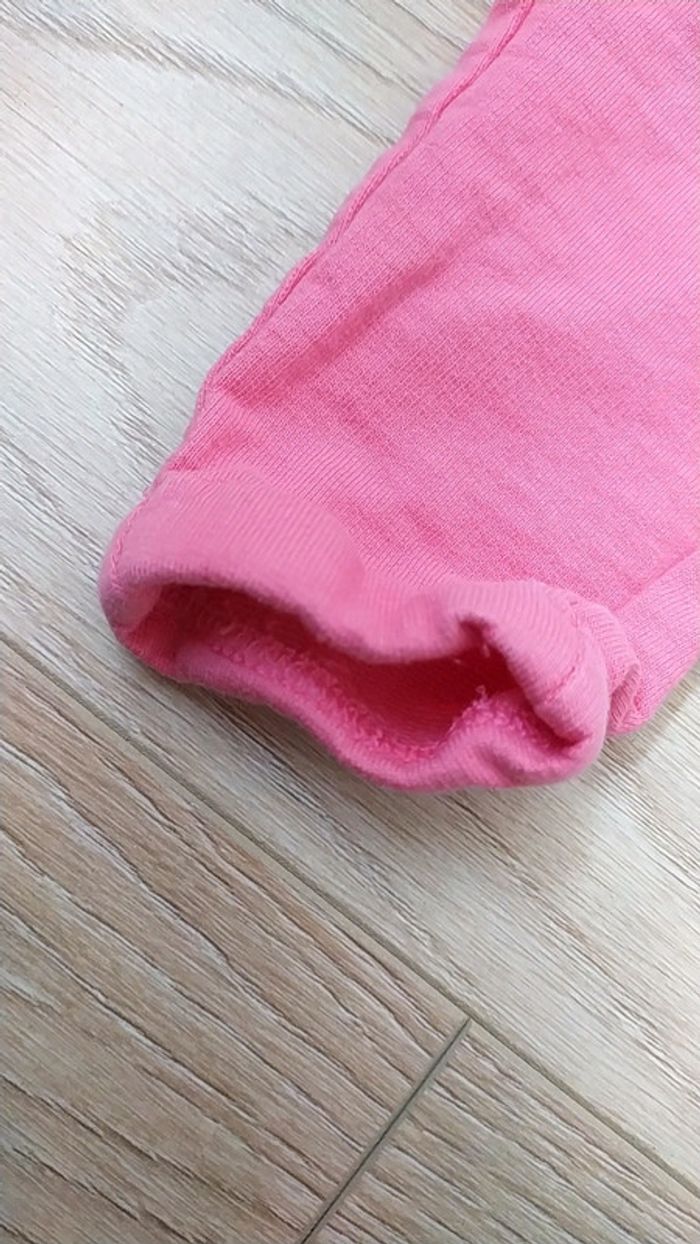 Ensemble 3/6 mois mi saison fleurs noeud - photo numéro 4