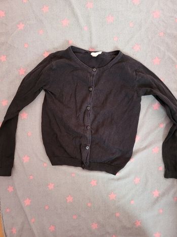 Gilet noir 8 ans
