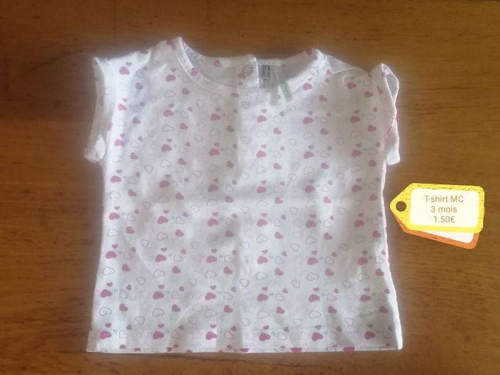 T-shirt MC 3 mois