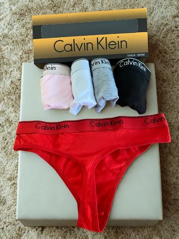 Pack 5 Tanga Calvin Klein Neuf