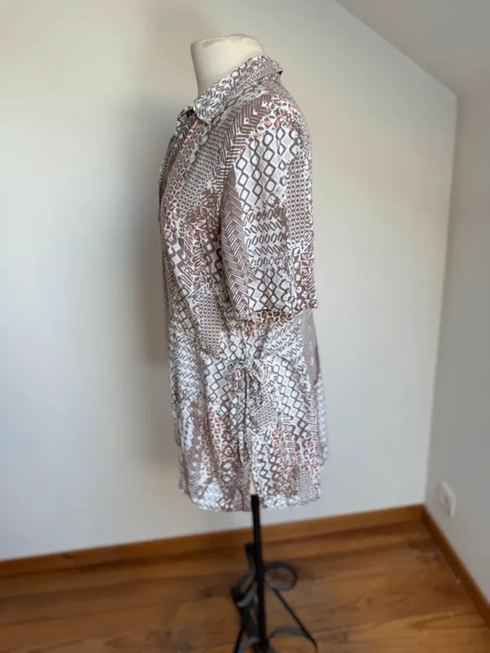bele blouse chemise fluide en viscose damart 44 - photo numéro 3