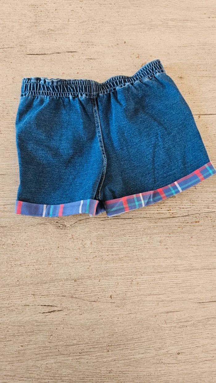Short bleu style jean s stretch, Dora de Nickelodéon, 3/4 ans, neuf - photo numéro 6