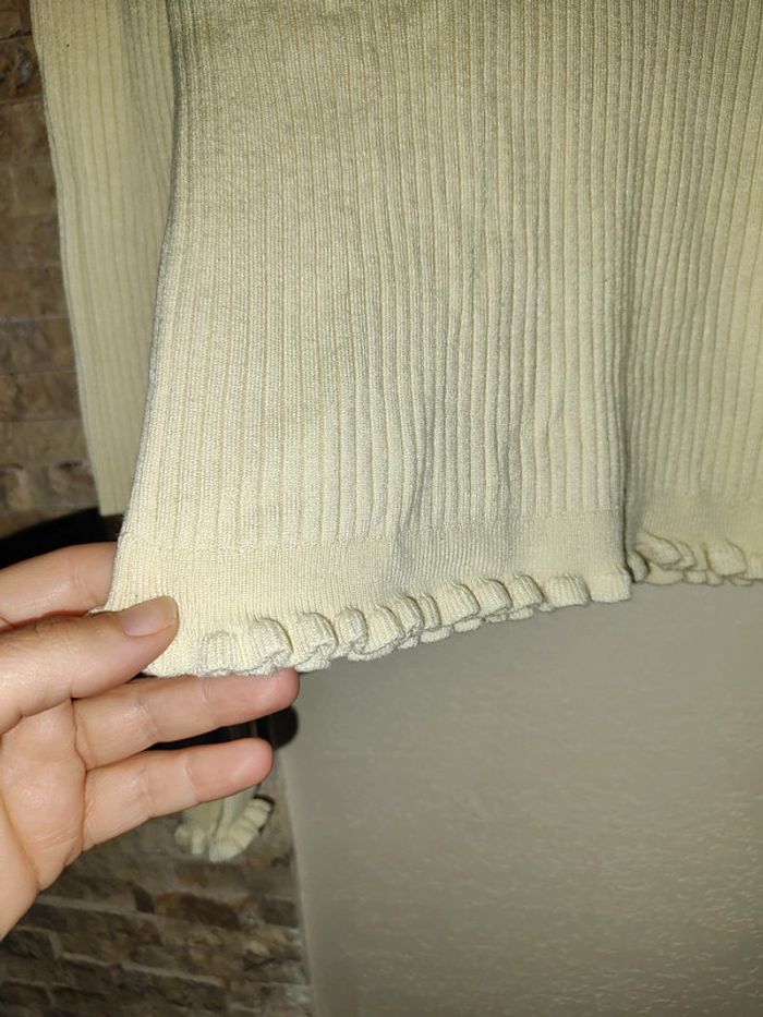Pull jaune pâle FB sister XS - photo numéro 3