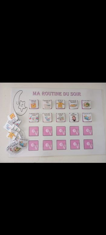 Conçu pour les filles ma routine du matin et du soir