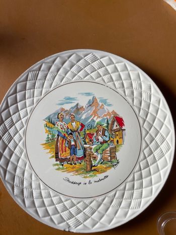 Plat plat vintage ancien 