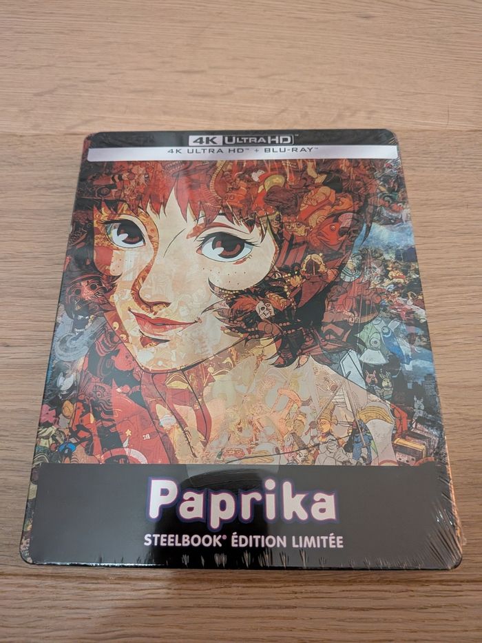 Paprika 4k steelbook neuf sous blister