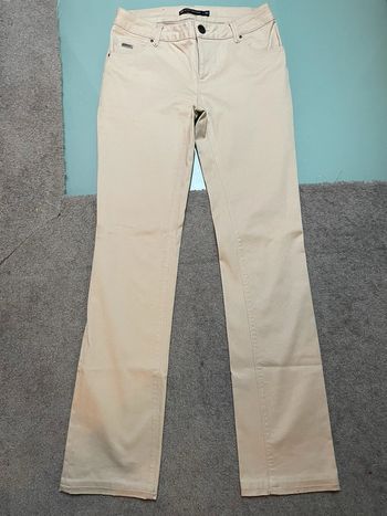 Pantalon jean Zara beige 36