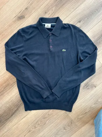 Polo homme Lacoste marine à boutons sweat homme Lacoste polo pull taille M taille L