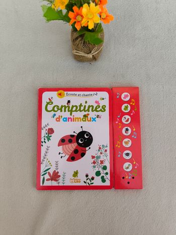 Livre sonore Comptines d'animaux Lito