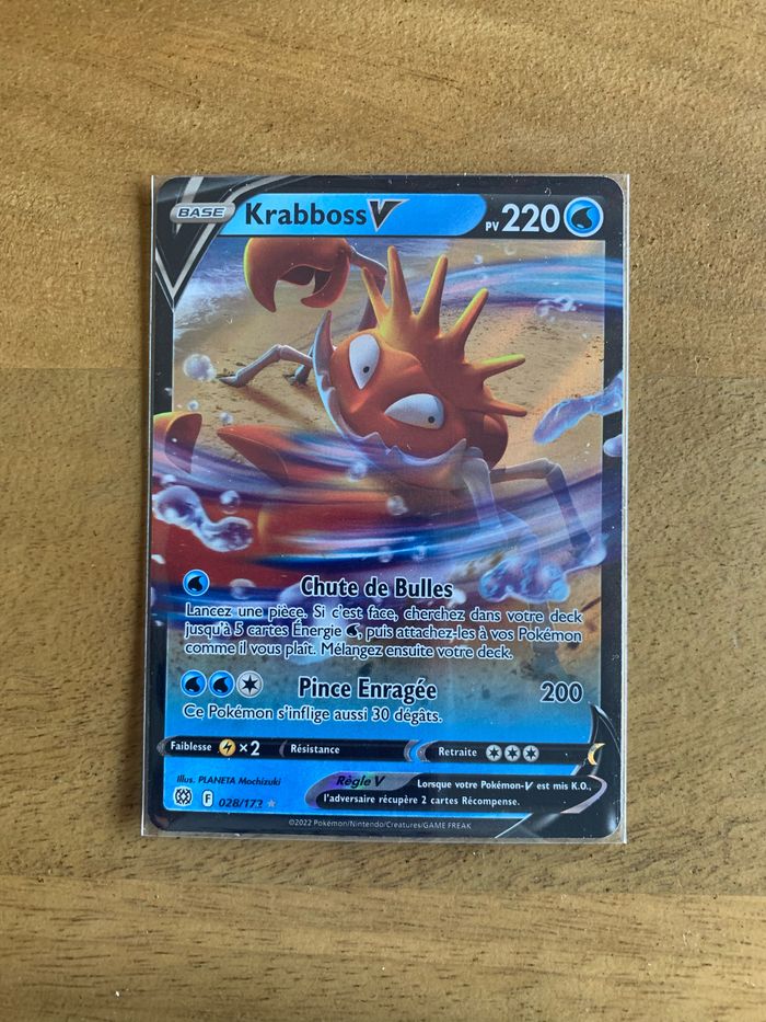 Carte Pokemon Krabboss V Stars Étincelantes