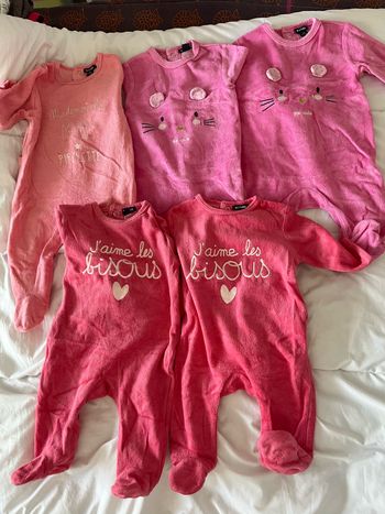 Pyjamas velours 3 mois