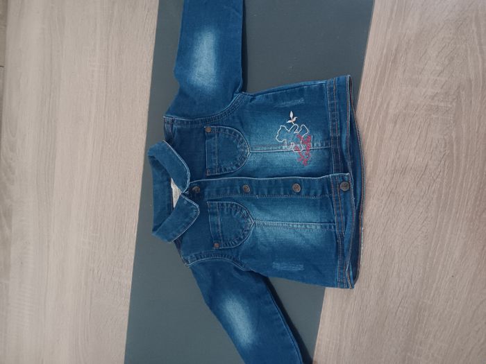 Veste en jean ou poncho