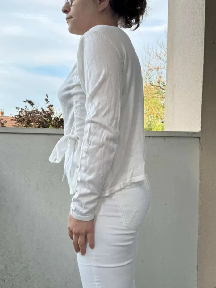 Pull blanc