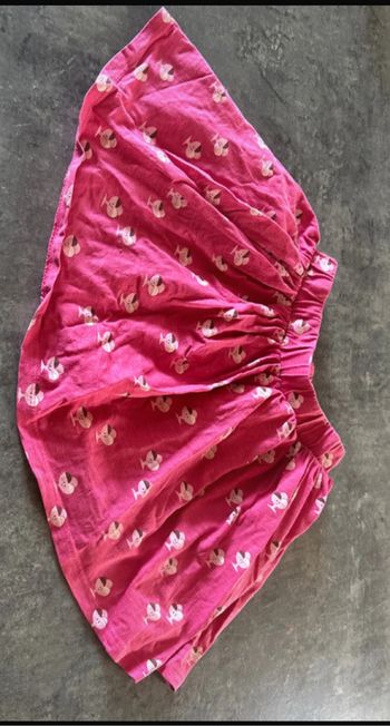 Jupe rose motif glace