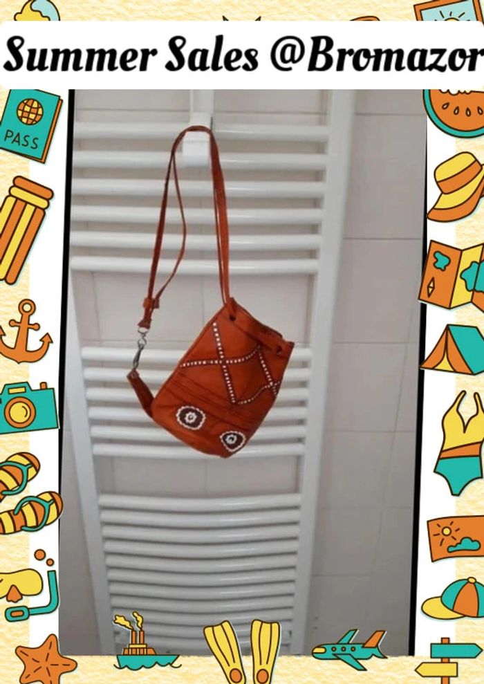 Pochette sac en cuir de chèvre - photo numéro 2
