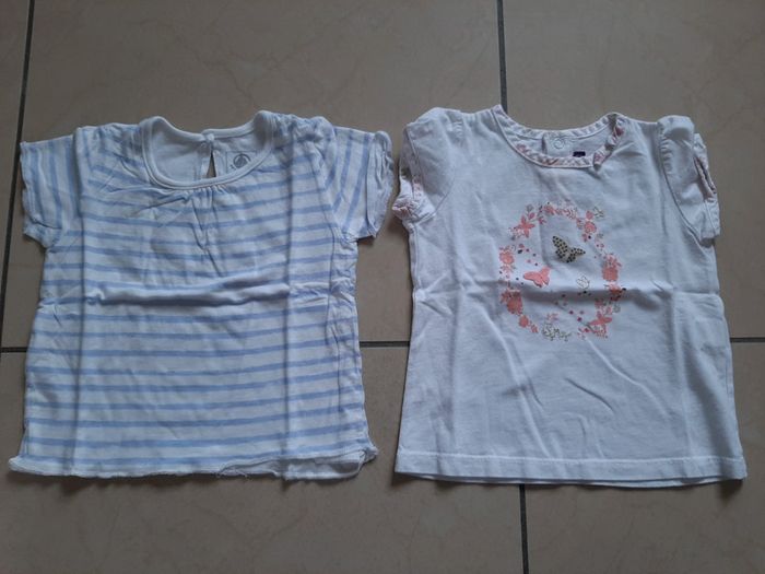 Lot de 6 tee shirts fille 12 mois - photo numéro 4