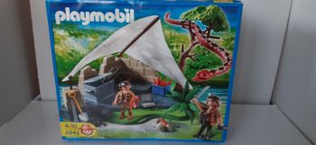 Campement des aventuriers playmobil