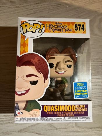 Funko Pop Quasimodo holding gargoyle - The Hunchback of Notre Dame