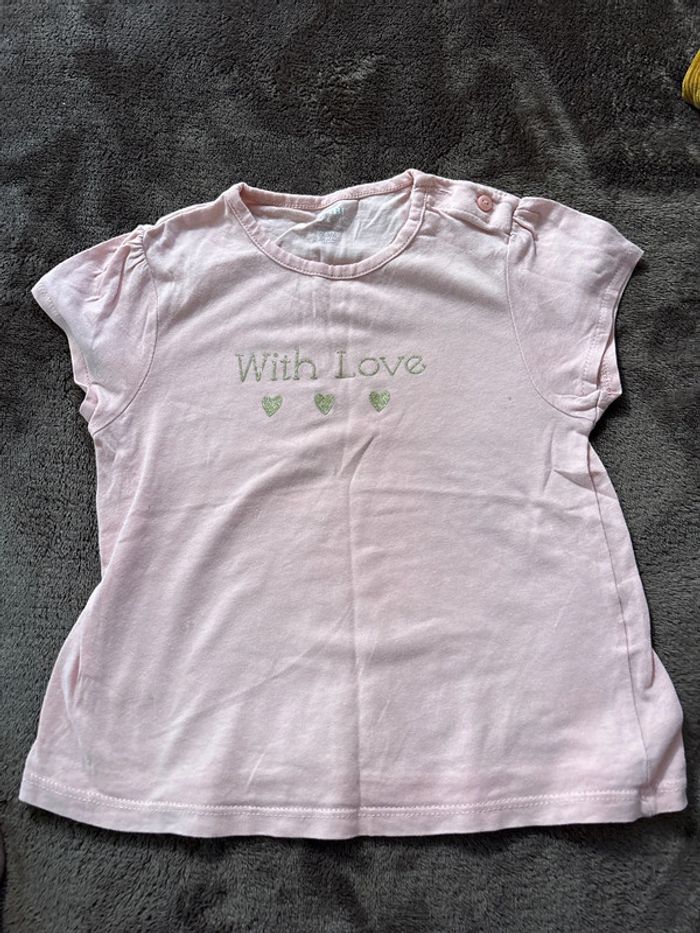 T-shirt fille 24 mois