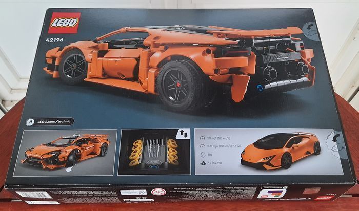 Neuf - Lego 42196 Lamborghini Huracán Tecnica orange - photo numéro 2