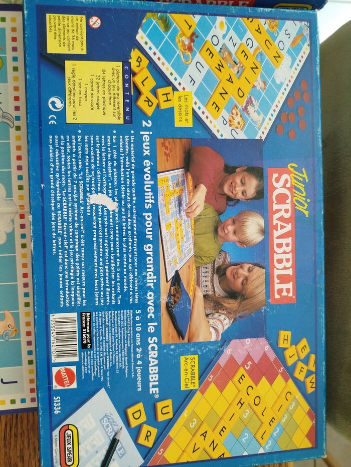 Scrabble junior 2 jeux pour évoluer - photo numéro 2