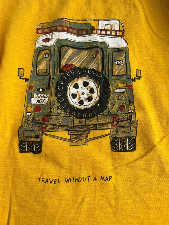 T shirt manche longue mango jaune 7/8 ans - photo numéro 4
