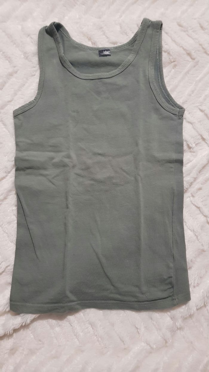 T-shirt débardeur kaki