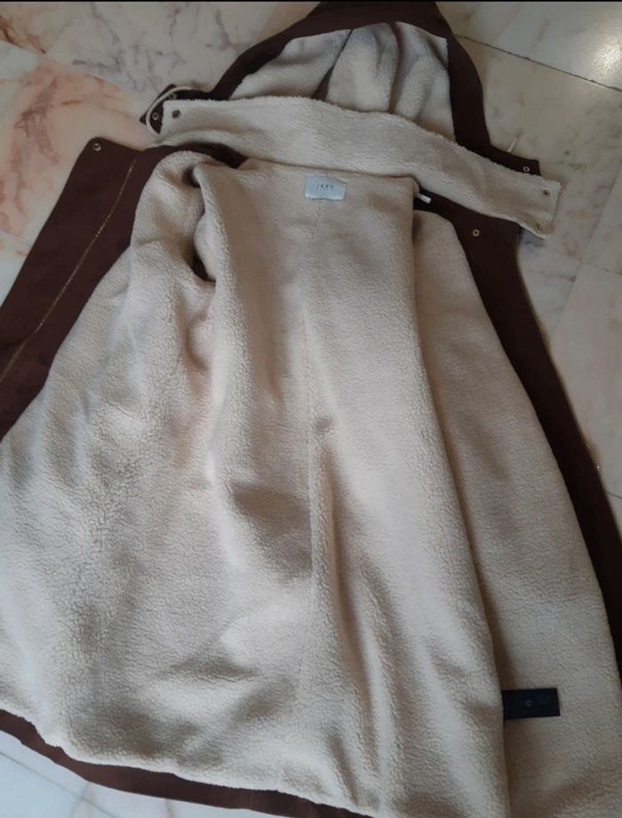 Ikks manteau chaud style mouton retourné T.38 - photo numéro 10