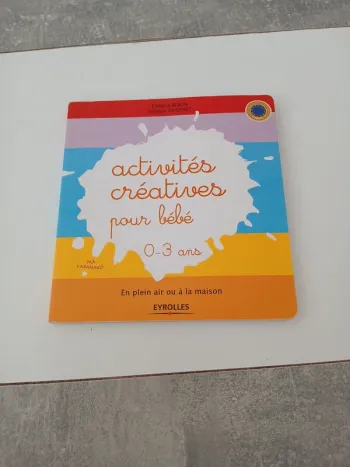 Livre activités créatives pour bébé 0 3 ans