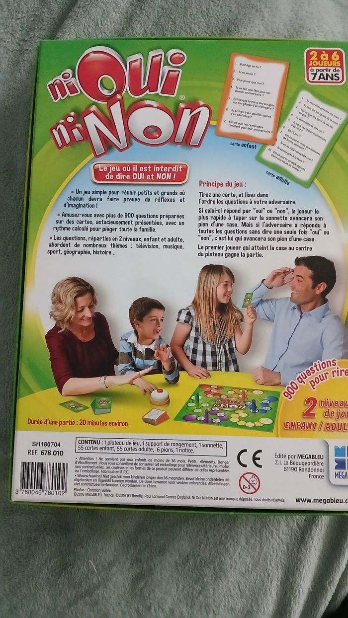 Jeu de société ni oui ni non - photo numéro 2