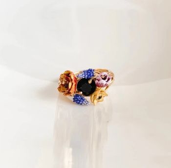Bague fleurs d’hiver tulipes taille 52