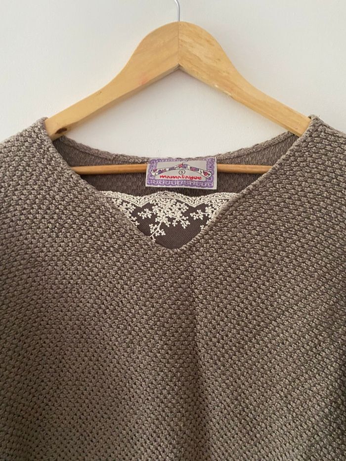 Pull maille et dentelle Mamatayoe - photo numéro 4