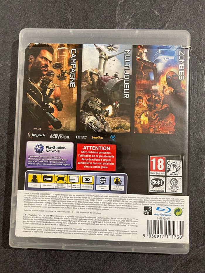 Jeux vidéos PS3 Call Of Duty Black Ops 2 - photo numéro 2