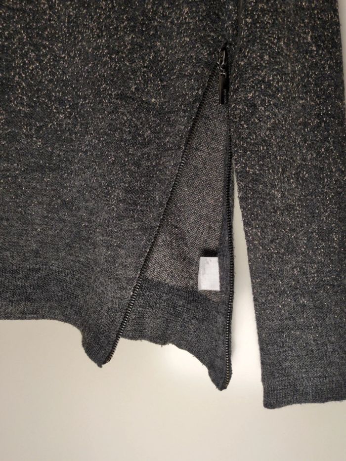 Pull gris chiné paillettes Garcia jeans S - photo numéro 3
