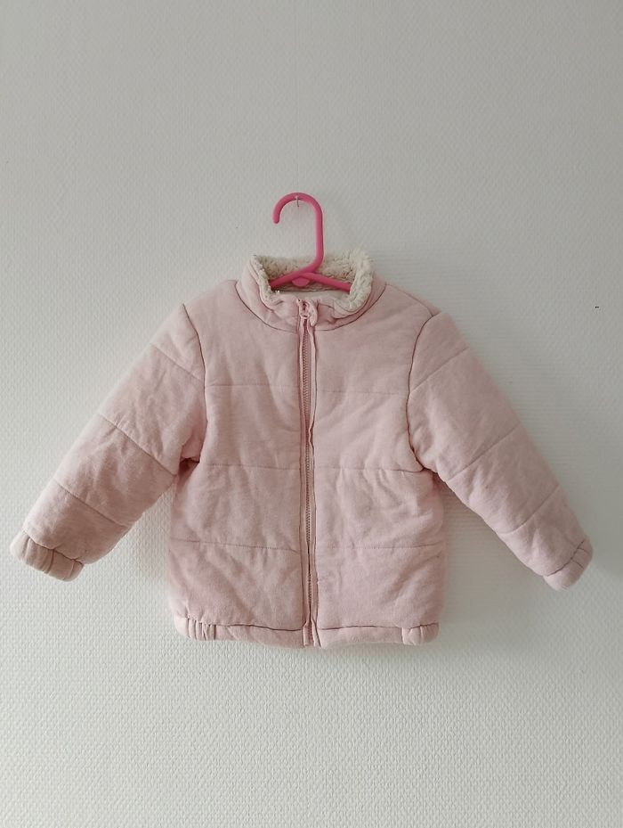 Manteau rose Kiabi 18 mois - photo numéro 2