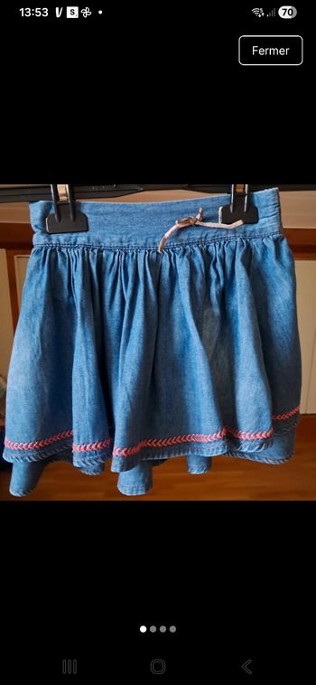 Jupe jean