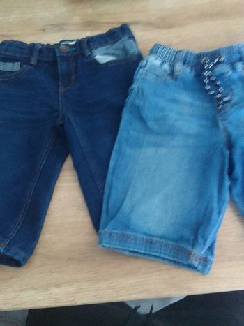 Short en jeans 8 ans