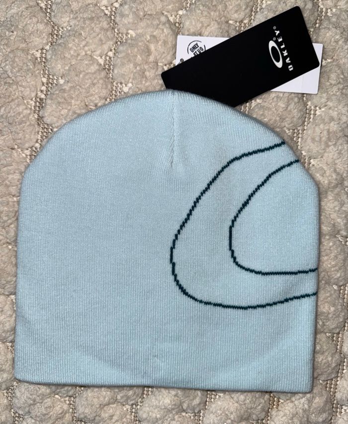 Bonnet Oakley Ellipse Bleu clair Neuf - photo numéro 2