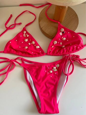 Maillot de bain rose coquillage