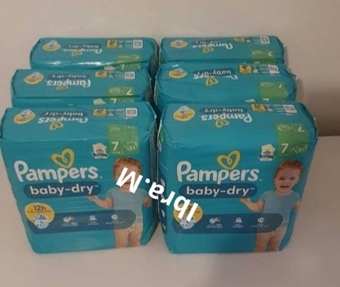 Couches pampers taille 7 - photo numéro 3