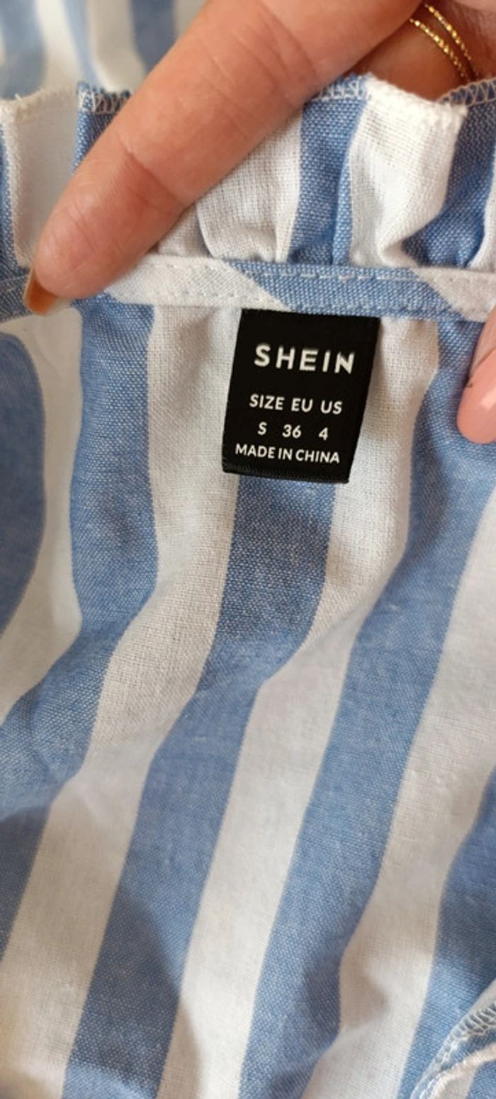Magnifique robe été marinière shein taille S - photo numéro 4