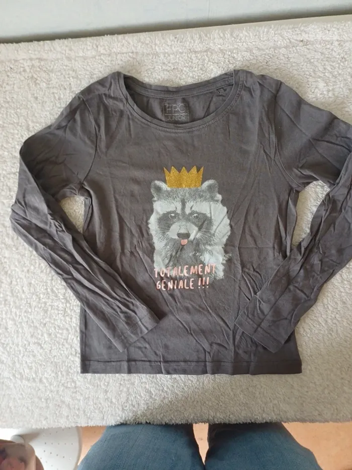 Tee shirt manches longues totalement géniale