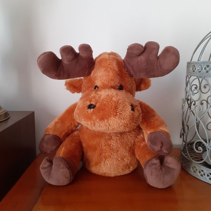 Peluche-doudou Renne / Élan *26 cm