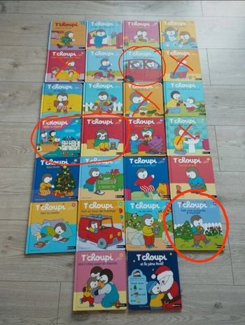 Lot 4 livres T'choupi